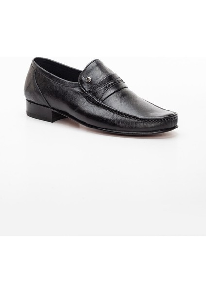 Rok Saraçlı Glase Deri Siyah Erkek Klasik Ayakkabı fırsatları