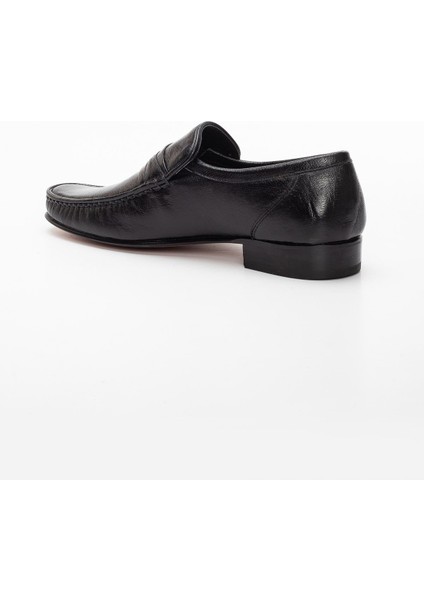 Rok Saraçlı Glase Deri Siyah Erkek Klasik Ayakkabı indirimleri
