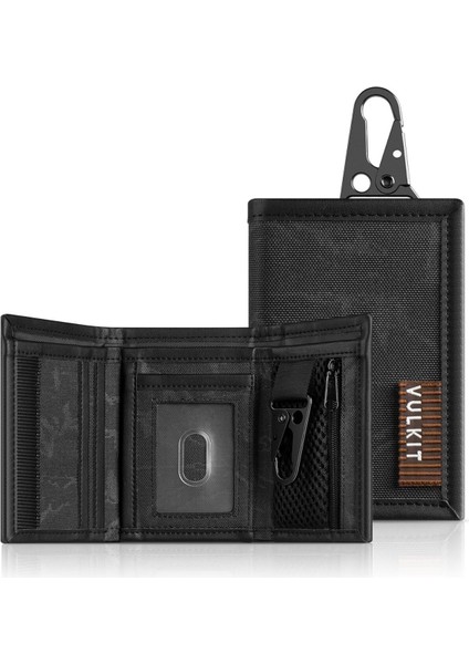 Su Geçirmez Erkek Cüzdan, Üç Katlı Katlanabilir Deri, Rfıd Engelleme