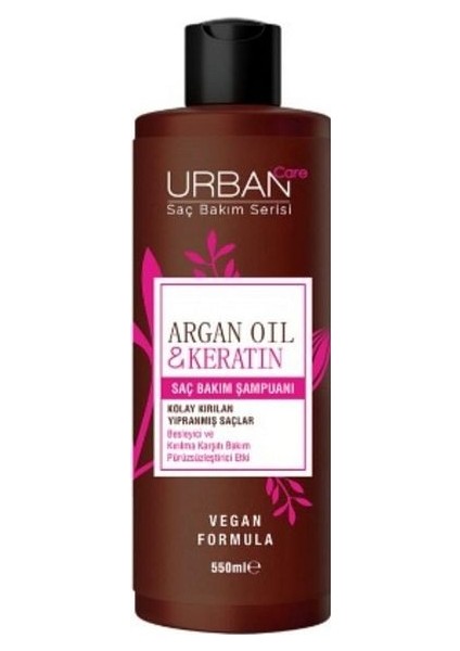 Argan Oıl&keratın Saç Bakım Şampuanı 550 ml
