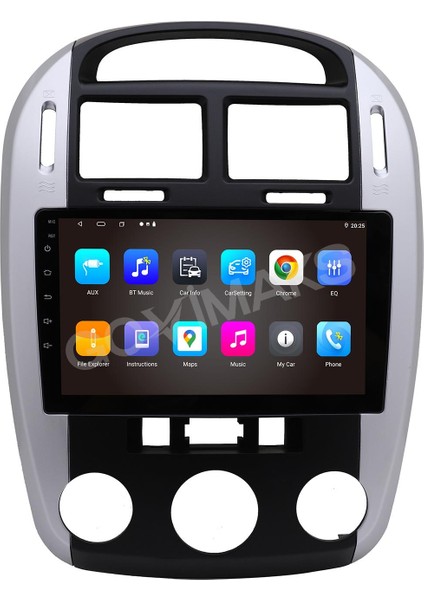 GOVİMAKS KIA CERATO GRİ ANALOG 2006-2009 UYUMLU 4 GB RAM 64 GB HAFIZA ANDROID MULTIMEDIA TEYP