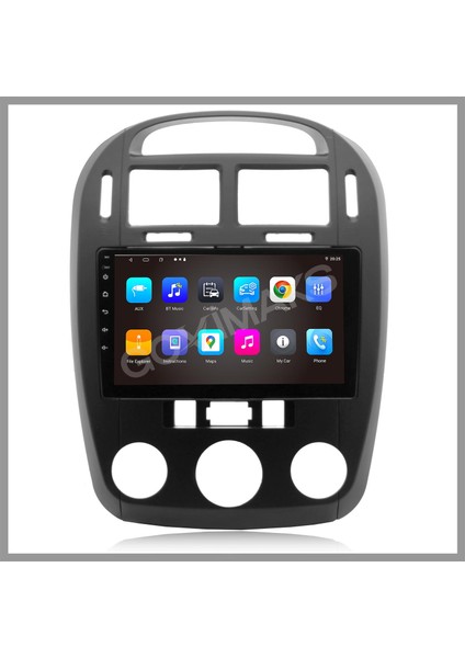 GOVİMAKS KIA CERATO SİYAH ANALOG 2006-2009 UYUMLU 2 GB RAM 32 GB HAFIZA ANDROID MULTIMEDIA TEYP