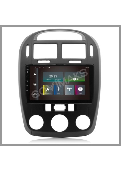 GOVİMAKS KIA CERATO SİYAH ANALOG 2006-2009 UYUMLU 2 GB RAM 32 GB HAFIZA ANDROID MULTIMEDIA TEYP