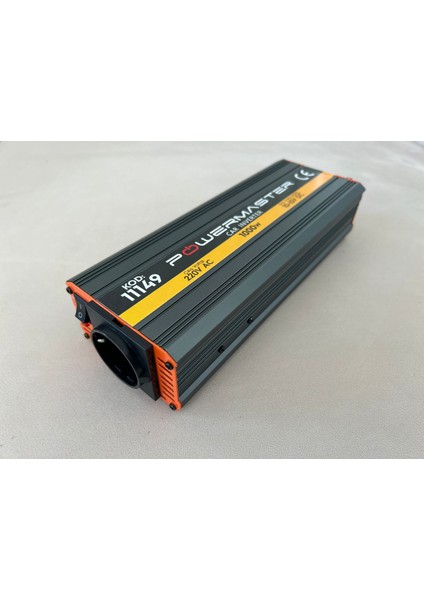 Power Master Modifie Sinus Invertör 12v-220v Çevirici 1000 Watt Modified Sinus Inverter Buzdolapları Çalışmaz