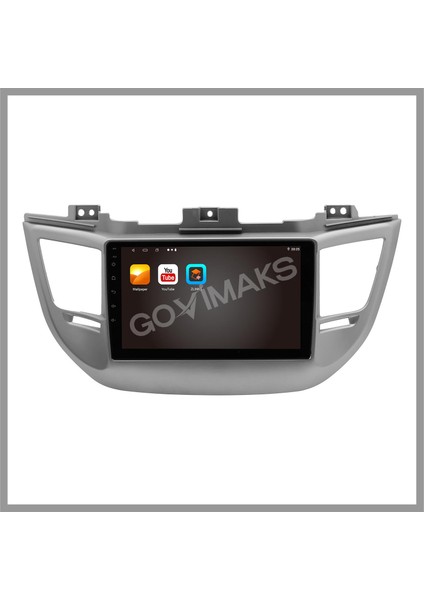GOVİMAKS HYUNDAİ TUCSON 2015-2018 UYUMLU SİLVER 2 GB RAM 32 GB HAFIZA ANDROID MULTIMEDIA TEYP