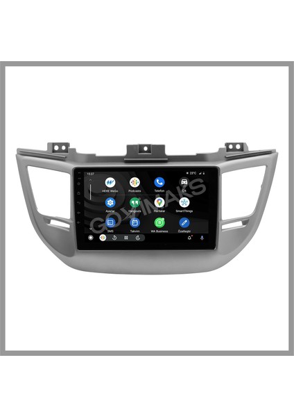 GOVİMAKS HYUNDAİ TUCSON 2015-2018 UYUMLU SİLVER 2 GB RAM 32 GB HAFIZA ANDROID MULTIMEDIA TEYP