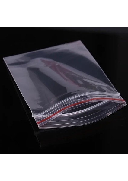 100 Adet 10X12 cm Şeffaf Kilitli Poşet, Kına Çerez Kuruyemiş Poşeti, Kilitli Torba