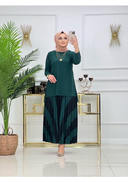 Parça Desenli Sandy Etekli Takım