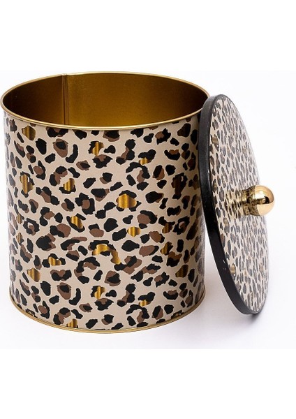 Desenli Metal Saklama Kabı, 17,5X18 Cm, 4.1 Litre, Pratik ve Şık Tasarım indirimleri