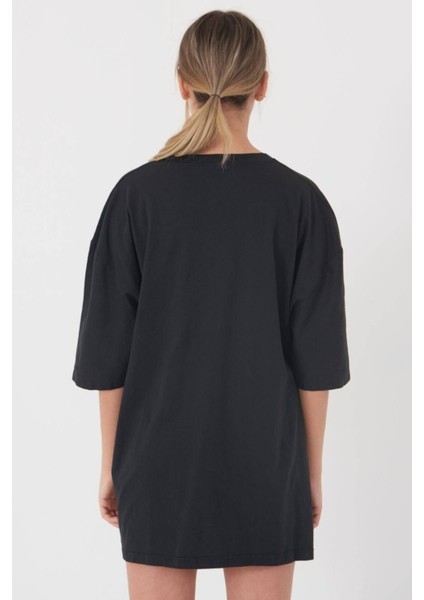 Baskılı La Oversize Unisex T-Shirt indirimleri