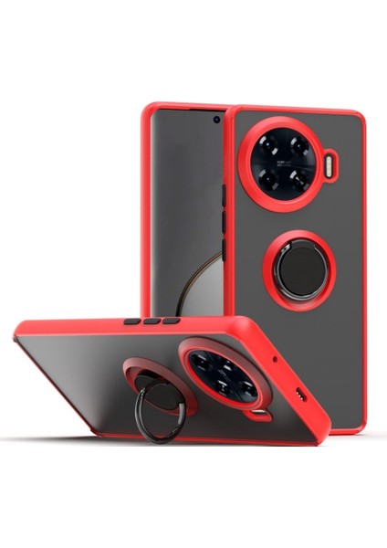 Tecno Spark 20 Pro Plus Kılıf Montreal Yüzüklü Arkası Buğulu