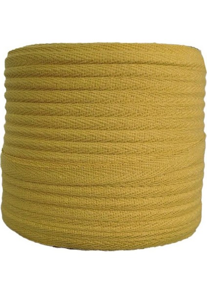 Balıksırtı Dar Dokuma Ekstrafor Şerit 1 cm x 200 M Sarı