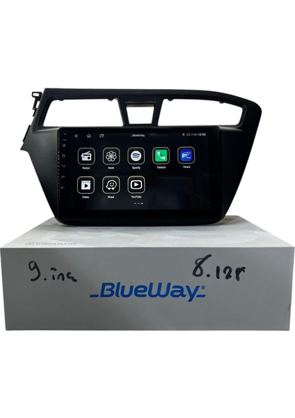 Hyundai I20 2015-2018 Blueway 8-128 Tam Profesyonel Oem Multimedia modelleri