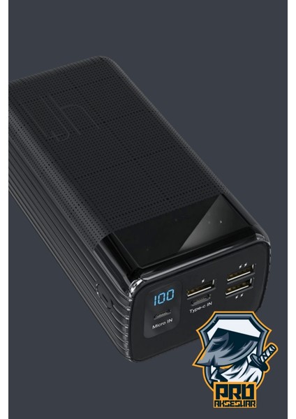 40000 Mah Powerbank 4 Çıkışlı Taşınabilir LCD Göstergeli 22.5W Pd Hızlı Çoklu Şarj Cihazı - Iphone, Samsung, Xiaomi Tam Uyum modelleri