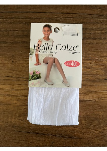 Kız Çocuk Tül Külotlu Çorap Muz Çorap