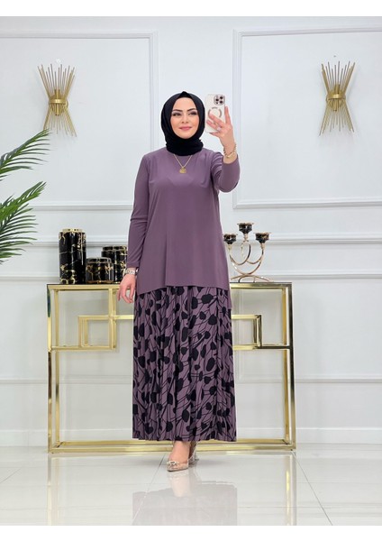 Desenli Sandy Etekli Takım