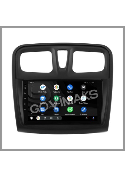 GOVİMAKS DACIA SANDERO LOGAN 2015-2018 UYUMLU 8 GB RAM 128 GB HAFIZA ANDROID MULTIMEDIA TEYP fiyatları