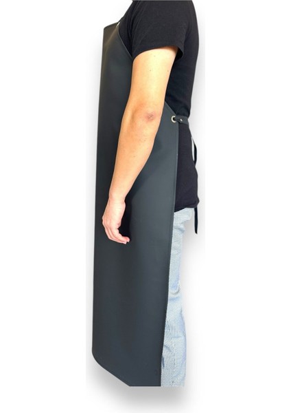 Su Geçirmez Suni Deri Kasap Bulaşık Önlüğü, Siyah fiyatları