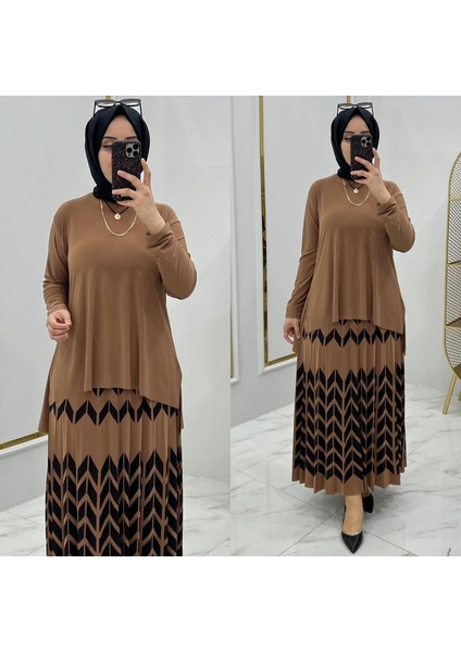 Zikzak Desenli Sandy Etekli Takım fiyatları