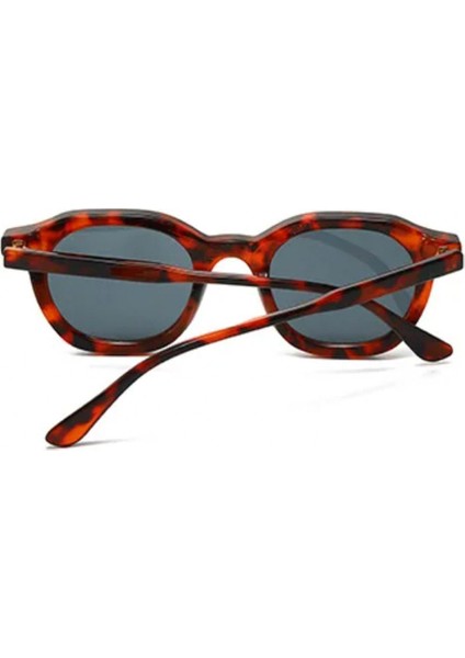 Grovela Leopar Desenli Gri Cam Vintage & Retro Unisex Güneş Gözlüğü modelleri