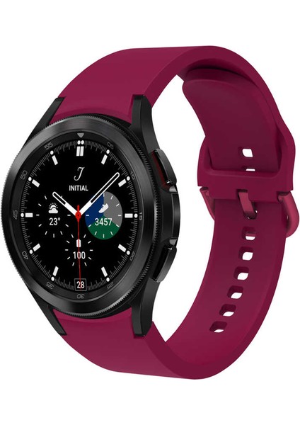 Galaxy Watch 4 Classic 46MM Krd-50 Uyumlu Kordon Arth - Mürdüm