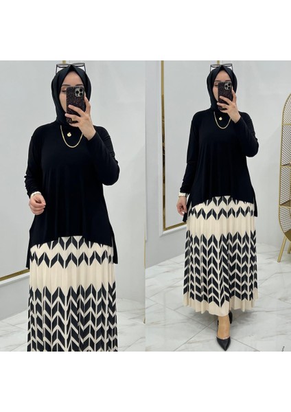 Zikzak Desenli Sandy Etekli Takım fiyatları