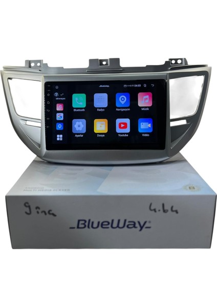 Hyundai Tucson 2015-2017 Blueway 4-64 Profesyonel Oem Multimedia