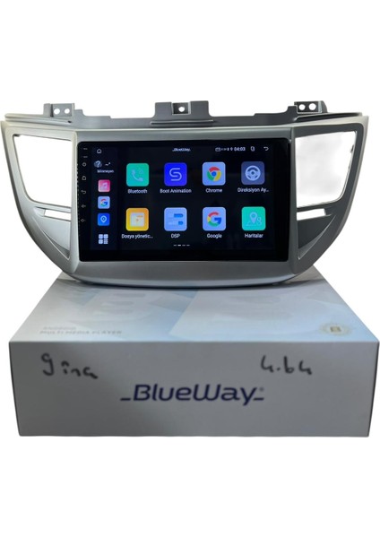 Hyundai Tucson 2015-2017 Blueway 4-64 Profesyonel Oem Multimedia fırsatları
