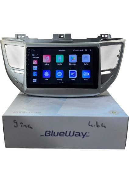Hyundai Tucson 2015-2017 Blueway 4-64 Profesyonel Oem Multimedia indirimleri
