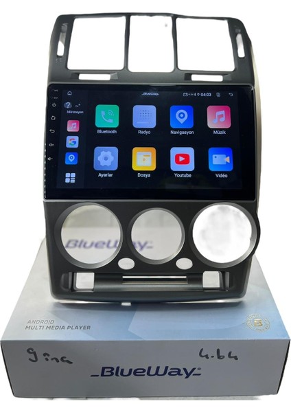Hyundai Getz (Gri) Blueway 4-64 Profesyonel Oem Multimedia