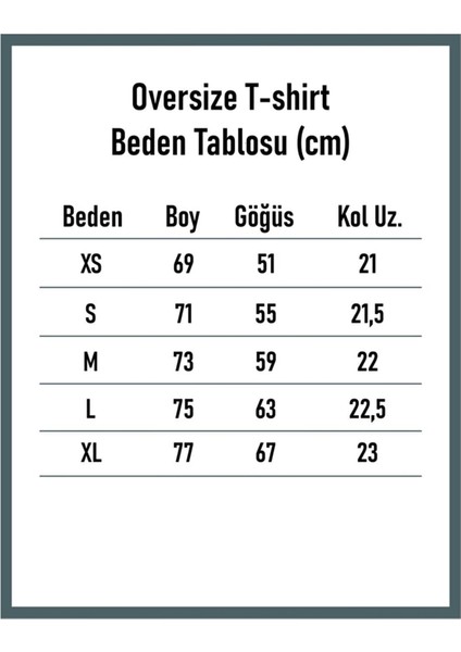 Kadın Gri Atlanta Baskılı Oversize T-Shirt