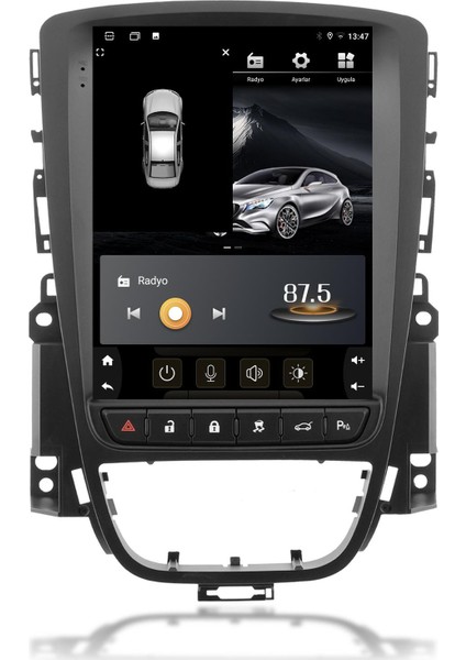 GOVİMAKS OPEL ASTRA J 2009-2015 UYUMLU TESLA 2 GB RAM 32 GB HAFIZA ANDROID MULTIMEDIA TEYP