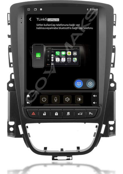 GOVİMAKS OPEL ASTRA J 2009-2015 UYUMLU TESLA 2 GB RAM 32 GB HAFIZA ANDROID MULTIMEDIA TEYP fırsatları