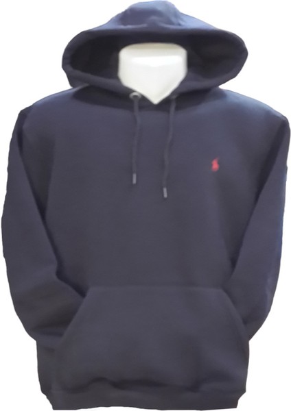 Erkek Kapüşonlu Bağcıklı Kanguru Cepli Lacivert Sweatshirt Esk-Plb modelleri
