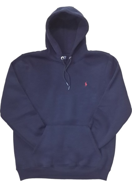 Erkek Kapüşonlu Bağcıklı Kanguru Cepli Lacivert Sweatshirt Esk-Plb fırsatları