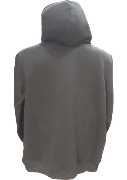 Erkek Kapüşonlu Bağcıklı Kanguru Cepli Lacivert Sweatshirt Esk-Plb