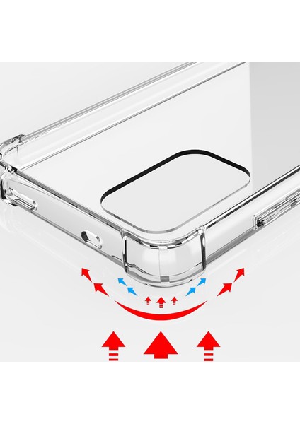 Xiaomi Redmi Note 10S Kılıf Mtsc Nitro Anti Shock Silikon-Renksiz fırsatları