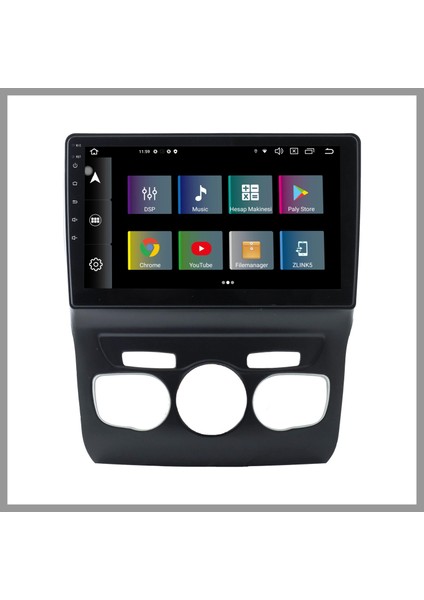Cıtroen C4 2011-2017 8 GB Ram 128 GB Hafıza Androıd Multımedıa Teyp