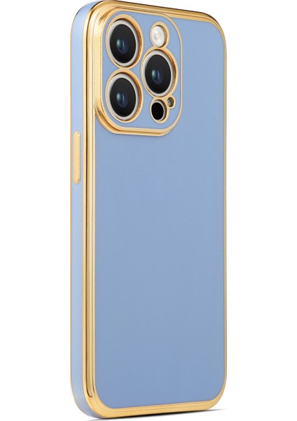 Apple iPhone 14 Pro Kılıf Mtsc Bark Kapak-Mavi