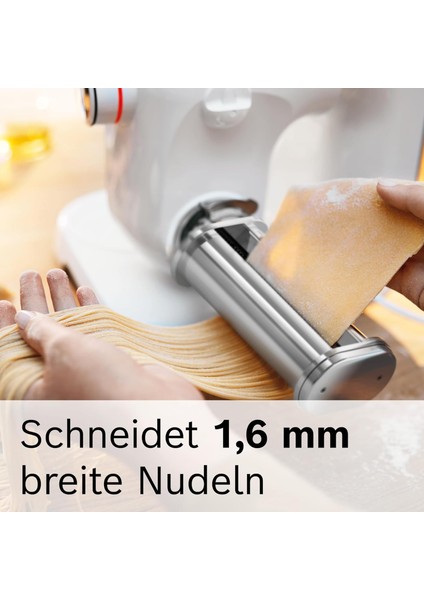 Mum, Mum Serie 2, Mum 4 ve 5 Mutfak Makineleri Uyumlu Spagetti Için Makarna Rulosu, Makarna Başlığı modelleri