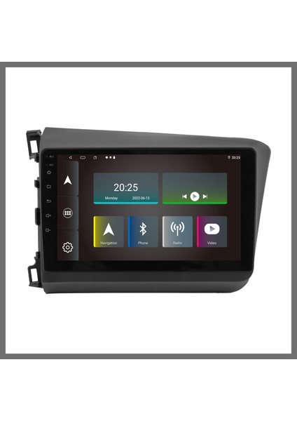 GOVİMAKS HONDA CIVIC FB7 2012-2015 UYUMLU 4 GB RAM 64 GB HAFIZA ANDROID MULTIMEDIA TEYP modelleri