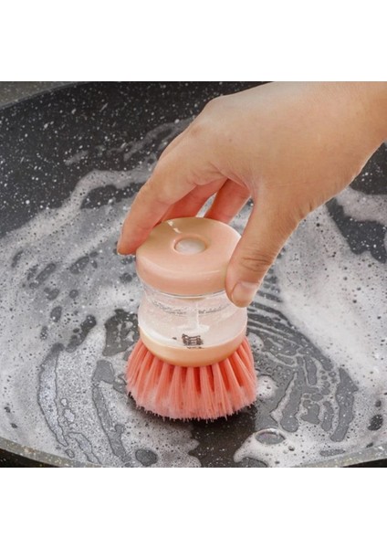 Deterjan Hazneli Bulaşık Tencere Tava Lavabo Fırçası