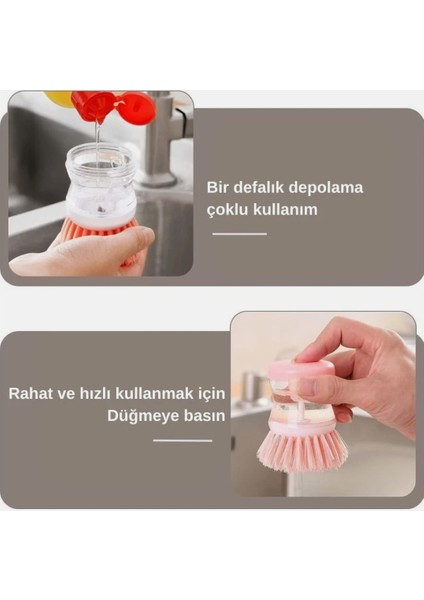 Deterjan Hazneli Bulaşık Tencere Tava Lavabo Fırçası modelleri