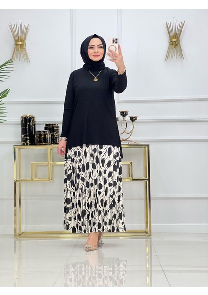 Desenli Sandy Etekli Takım