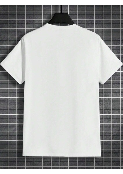 Dreamer Baskılı Oversize Bisiklet Yaka Yazlık Pamuk T-Shirt modelleri