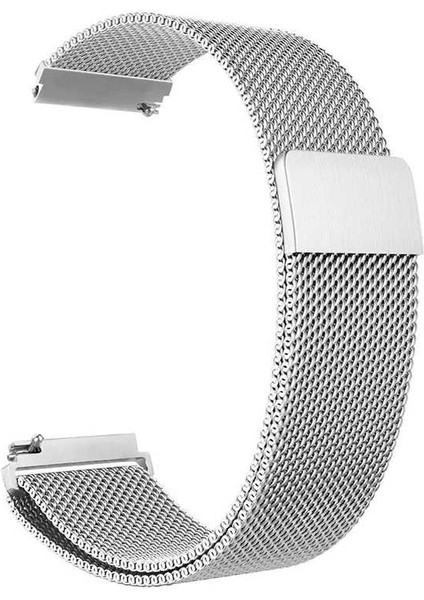 Galaxy Watch 42MM (20MM) Uyumlu Krd-12 Metal Kordon Arth - Gümüş fiyatları