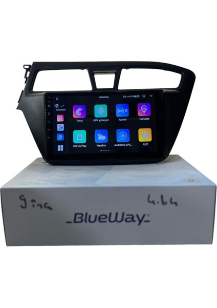 Hyundai I20 2015-2018 Blueway 4-64 Profesyonel Oem Multimedia modelleri