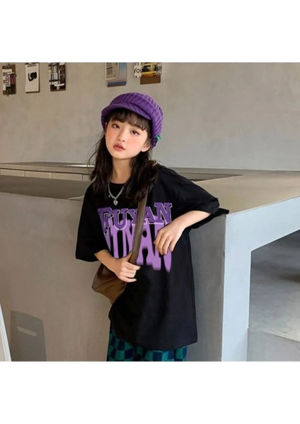 Çocuk Fuyan Baskılı Çocuk T-Shirt modelleri
