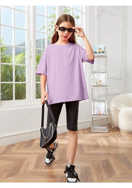 Çocuk Proverb Baskılı Oversize T-Shirt fiyatları