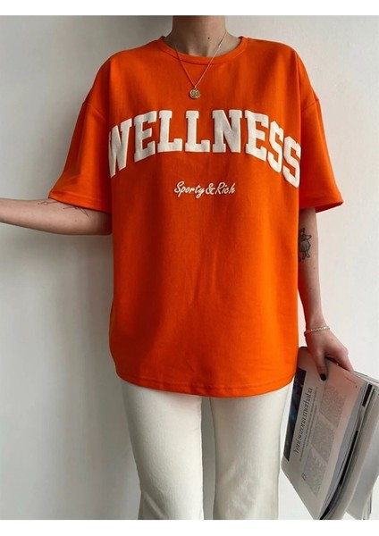 Wellness Sporty & Baskılı Oversize T-Shirt fiyatları